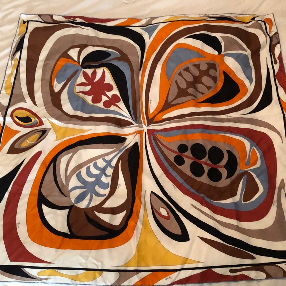 Large silk scarf